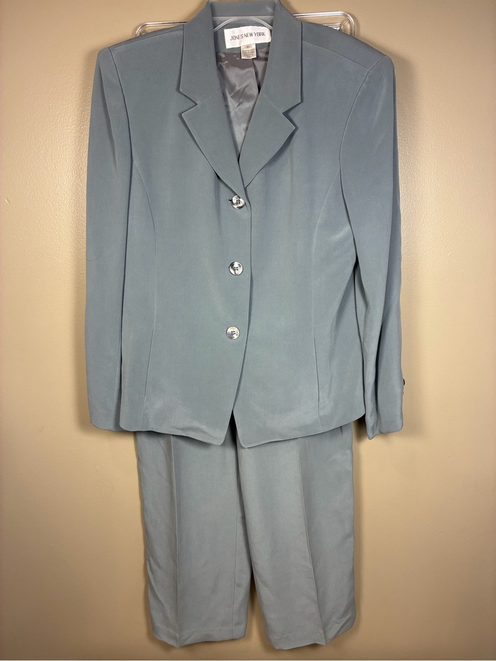 VTG 90s Jones New York 100% 2 Piece Set Suit Blazer Pants